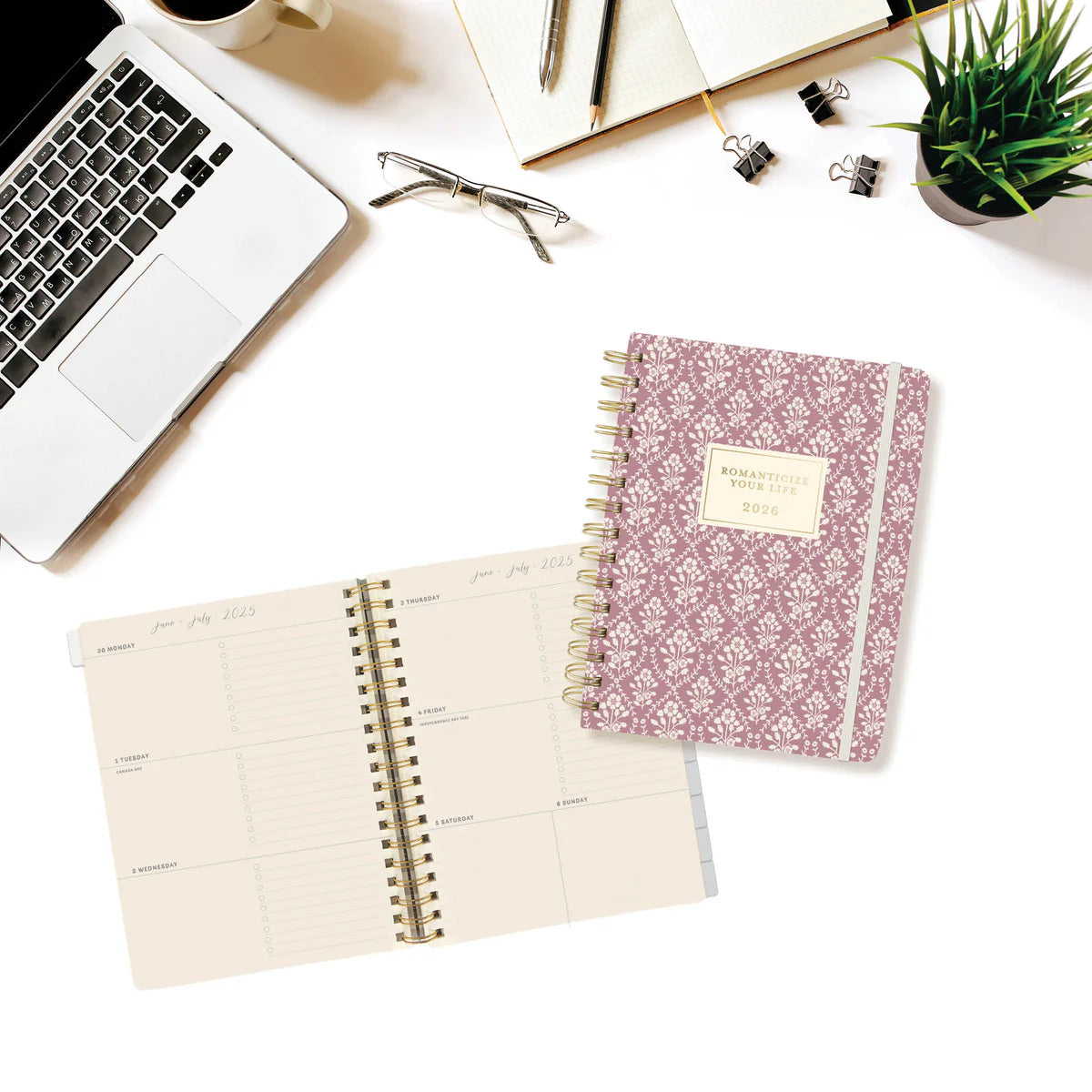 Agenda 2026 18M Semanal Anillado A5 - Print Floral