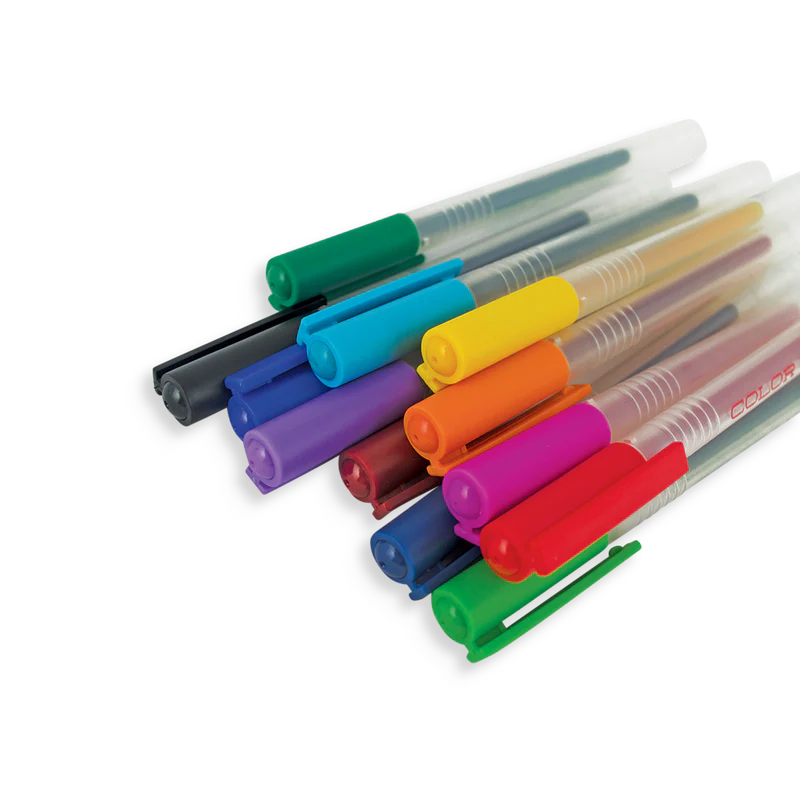 Lápices Gel Punta Fina 0.7 mm - Set de 12