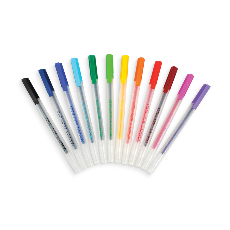 Lápices Gel Punta Fina 0.7 mm - Set de 12
