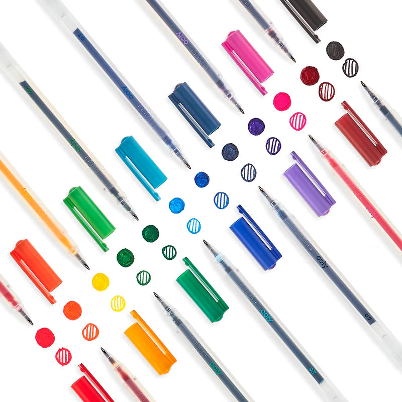 Lápices Gel Punta Fina 0.7 mm - Set de 12