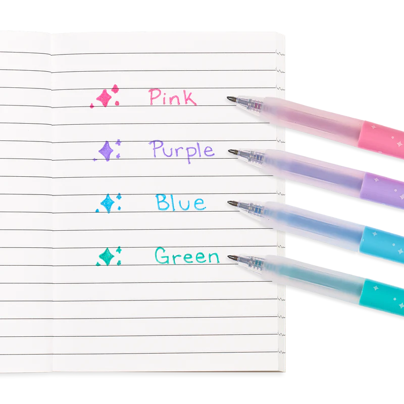 Lápices Gel Oh My Glitter - Set de 4