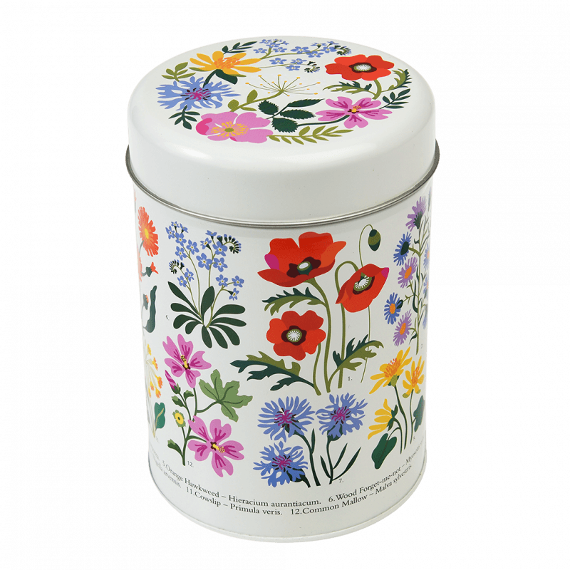 Caja Metálica - Wild Flowers