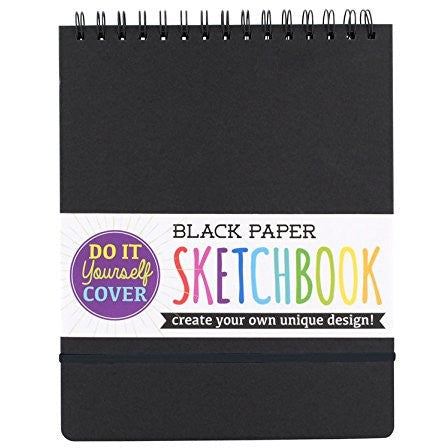 Croquera Hoja Negra DIY Cover