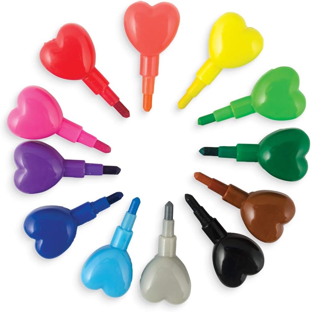 Lápiz Crayones Apilables Heart