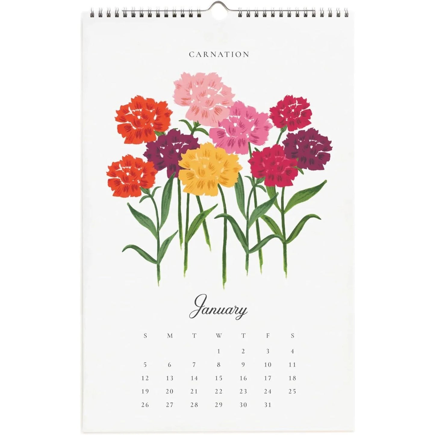 Calendario Pared 2025 12M - Say It With Flowers
