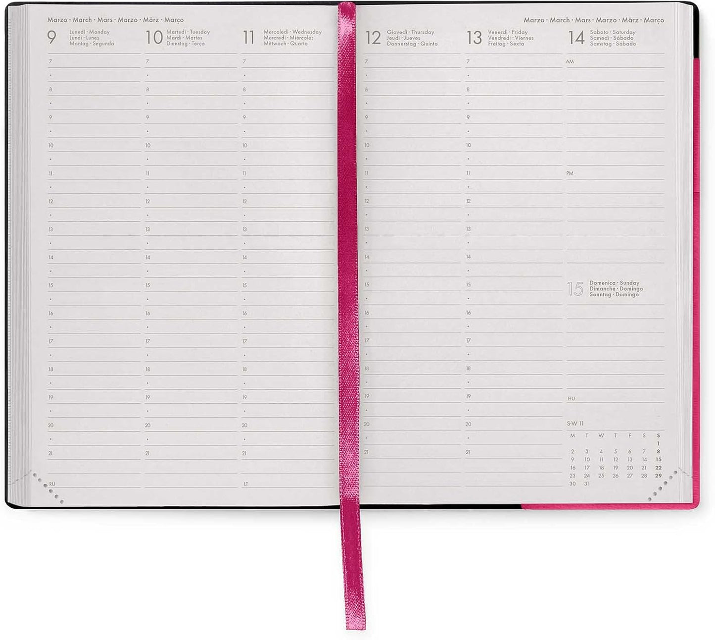 Agenda 2026 Mediana Sem Vista 16 M - Fucsia