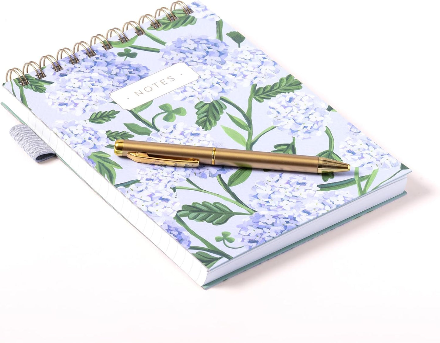 Block de Notas Anillado con Boligrafo - Hydrangea