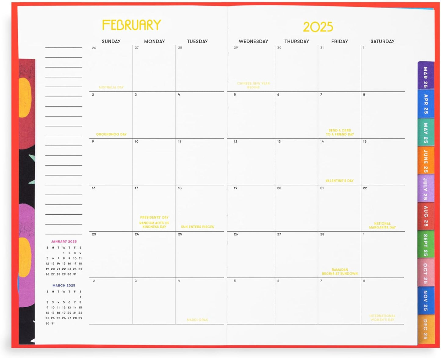 Agendas 2025 Chica 12M - ColorBlock