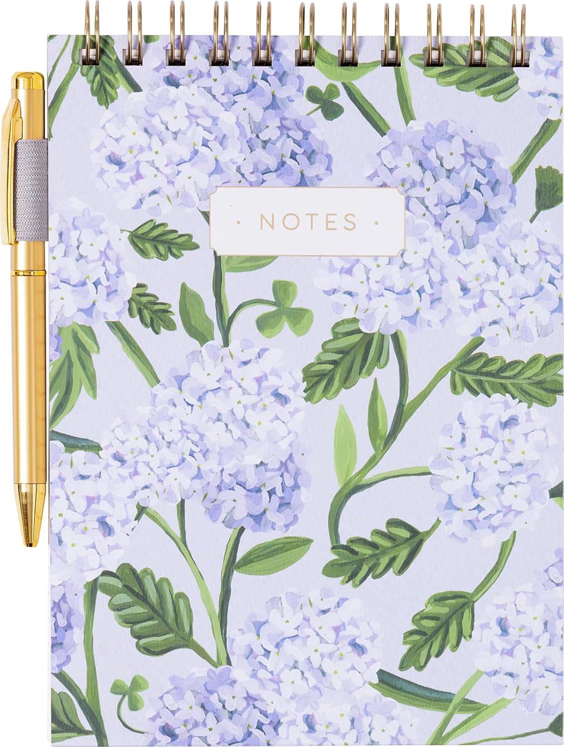 Block de Notas Anillado con Boligrafo - Hydrangea