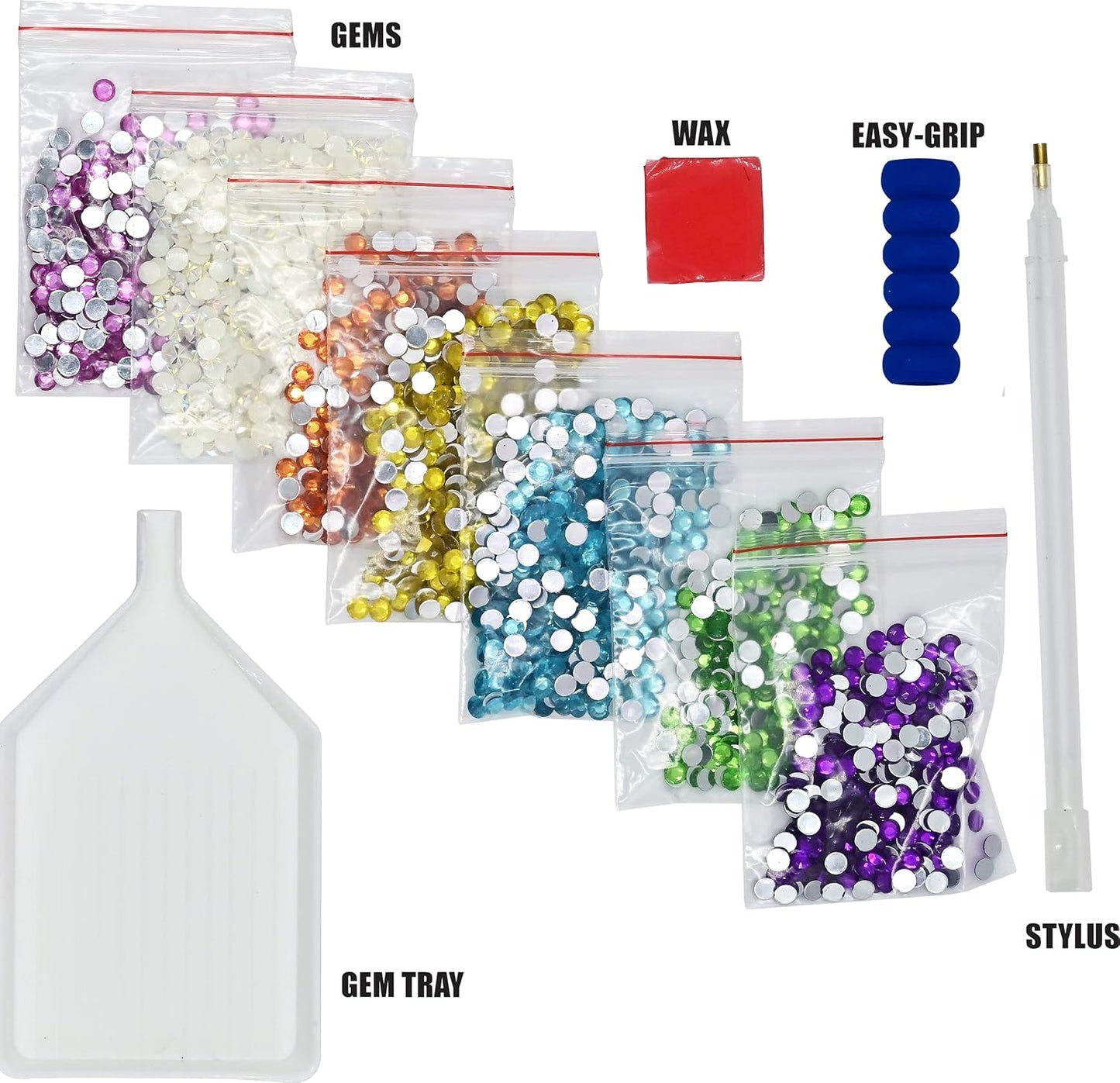 Set Stickers Arte Diamante - Cute