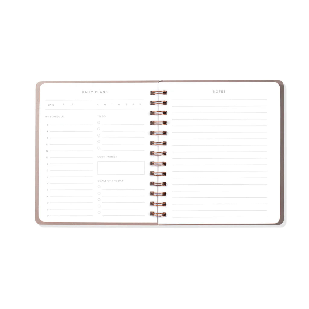 Agenda sin Fecha Diaria - Apricot