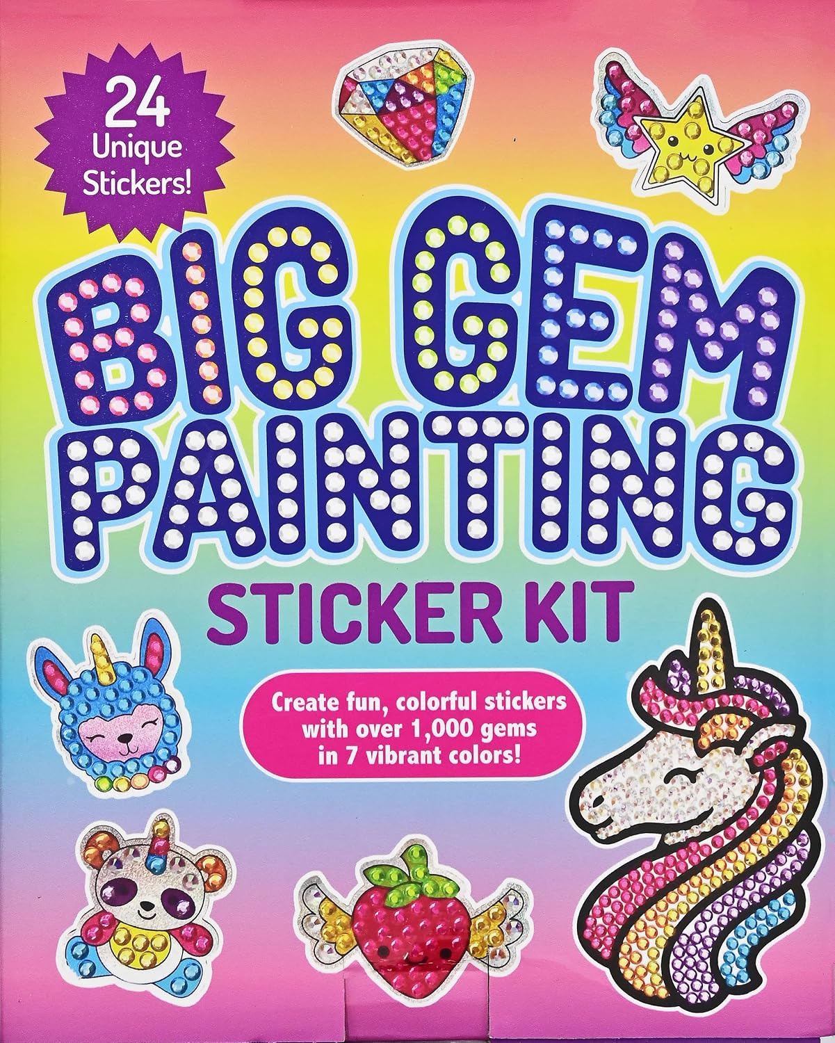 Set Stickers Arte Diamante - Cute