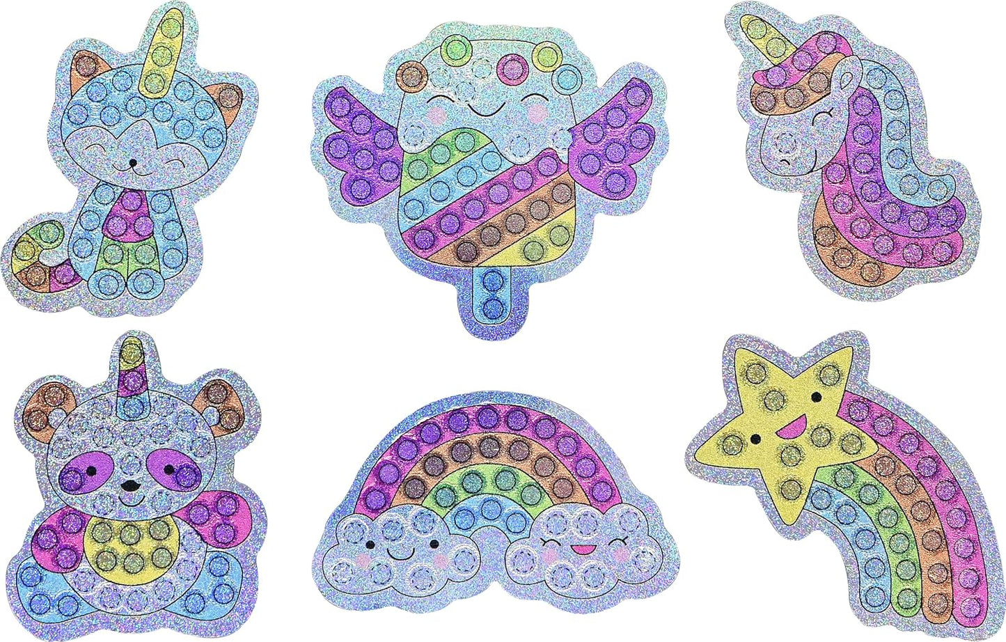 Set Stickers Arte Diamante - Cute