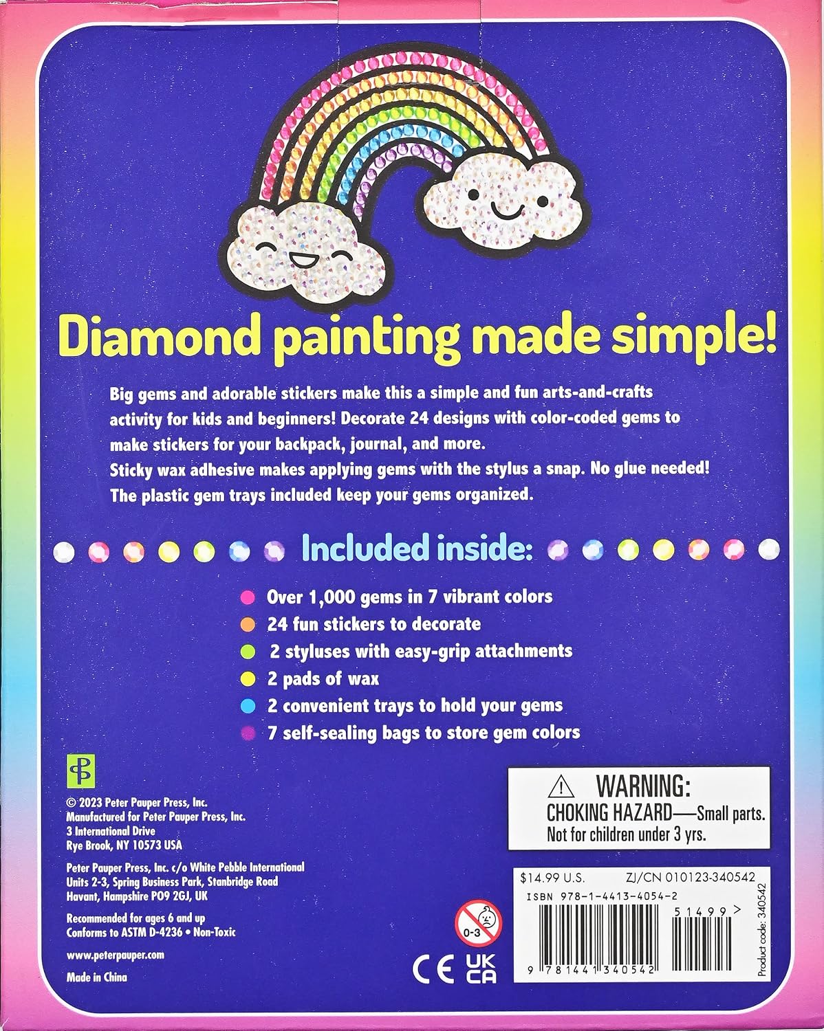 Set Stickers Arte Diamante - Cute