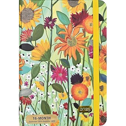 Agenda 2025 Sunflower Dreams 16 Meses