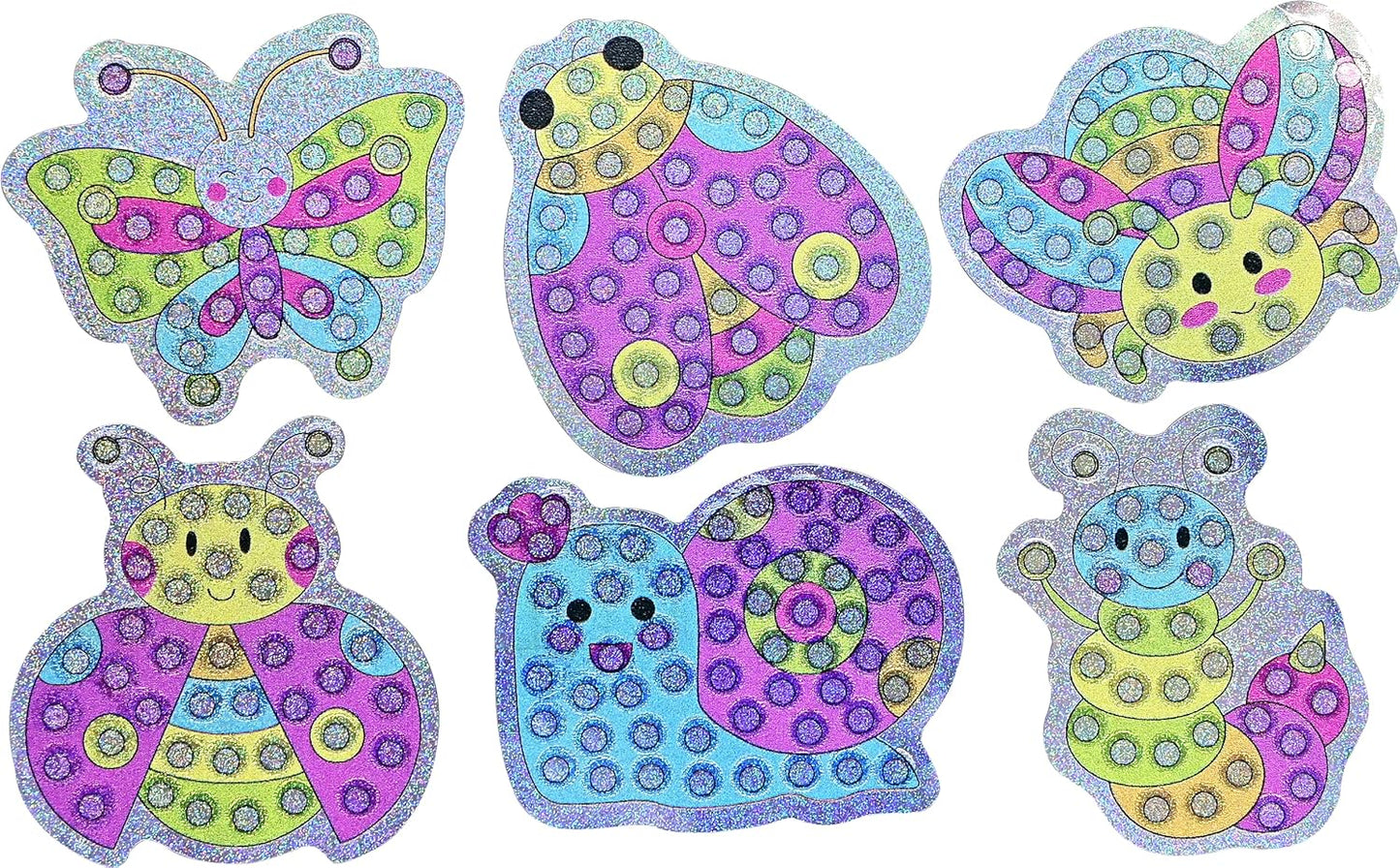 Set Stickers Arte Diamante - Cute