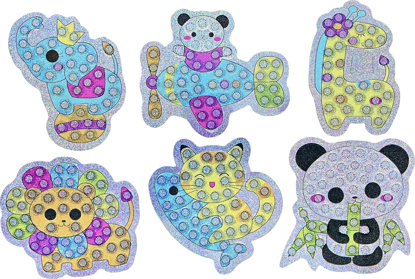 Set Stickers Arte Diamante - Cute
