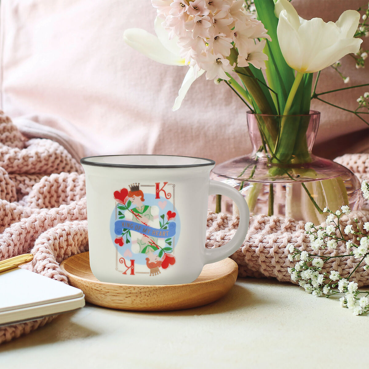 Taza Porcelana - King