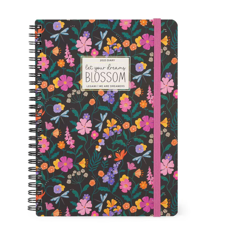 Agenda Grande Sem Vista 2025 12M - Wildflowers