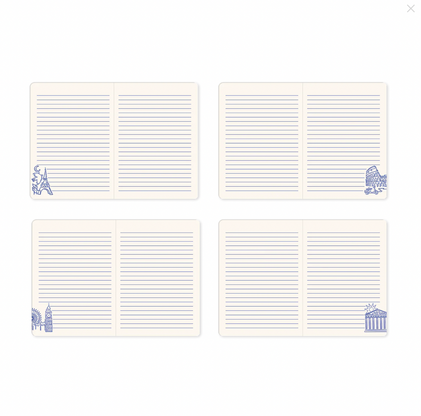 Libreta A5 Destinos