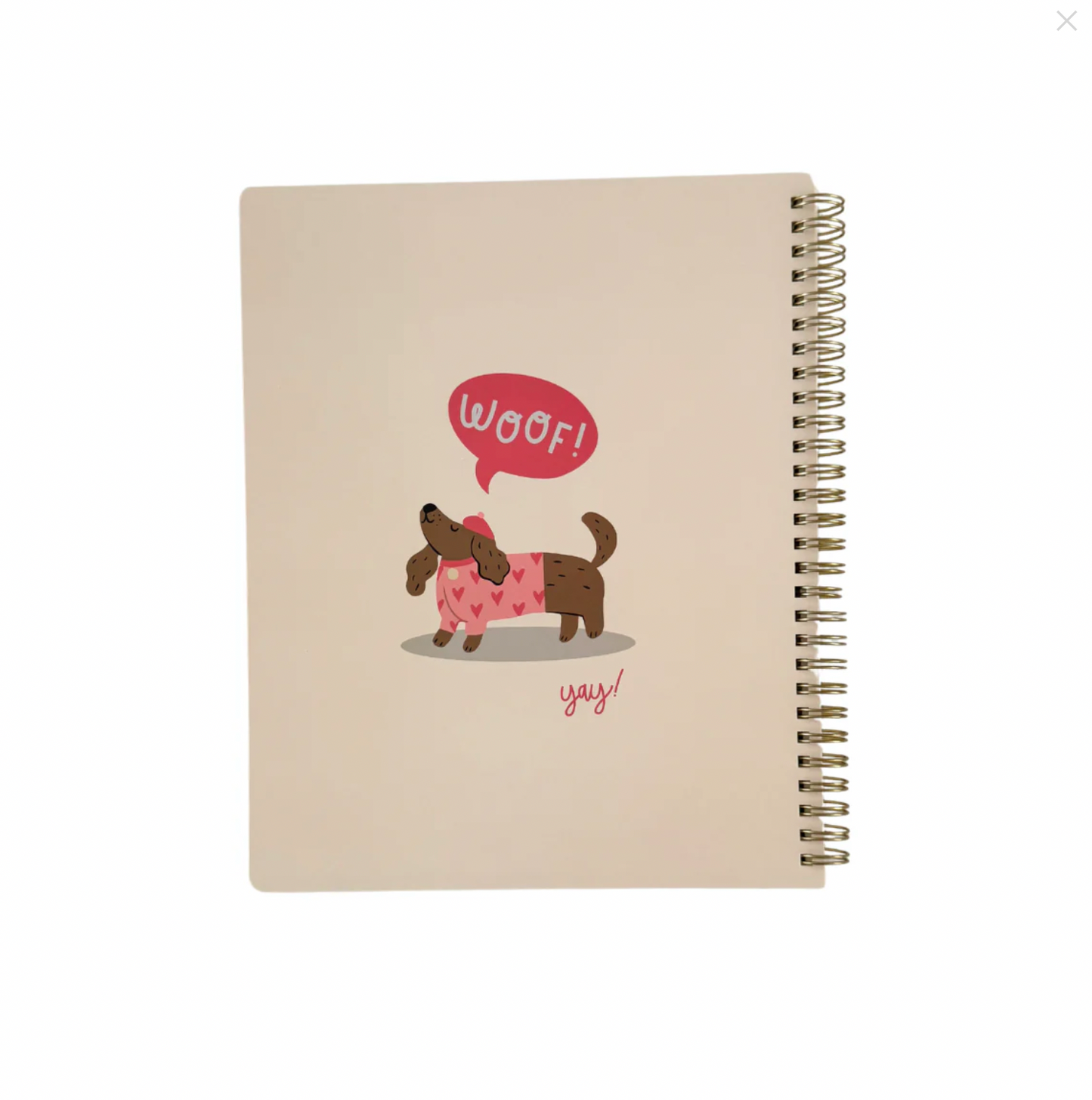 Cuaderno Grande Perro Woof!