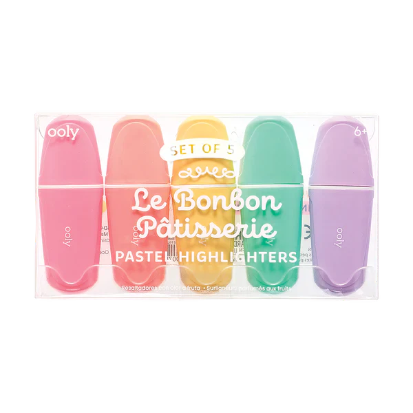 Set 5 Destacadores Pasteles Le Bon Bon