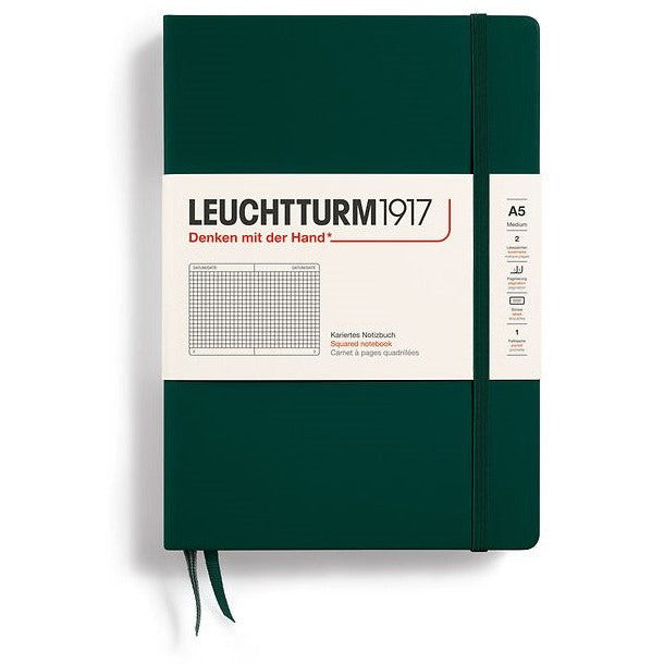 Libreta Mediana Tapa Dura Forest Green