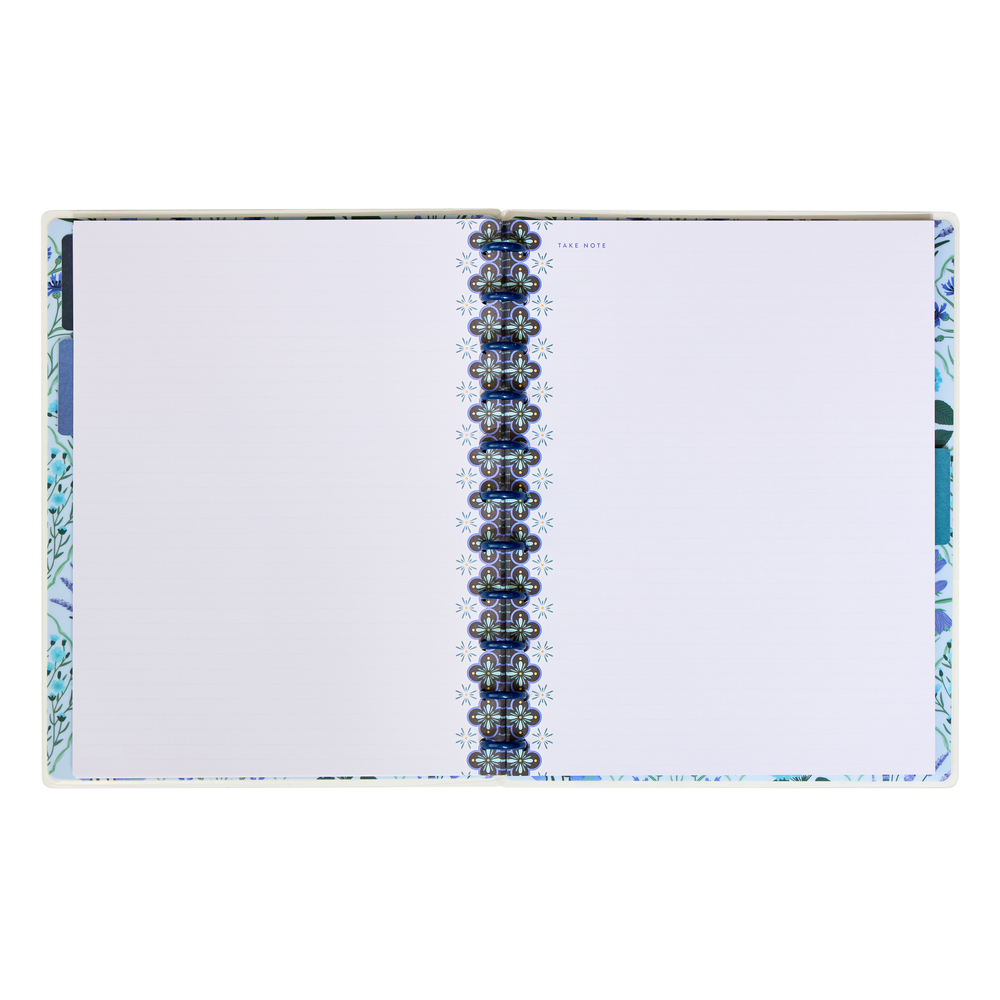 Cuaderno Big Florecer Azul