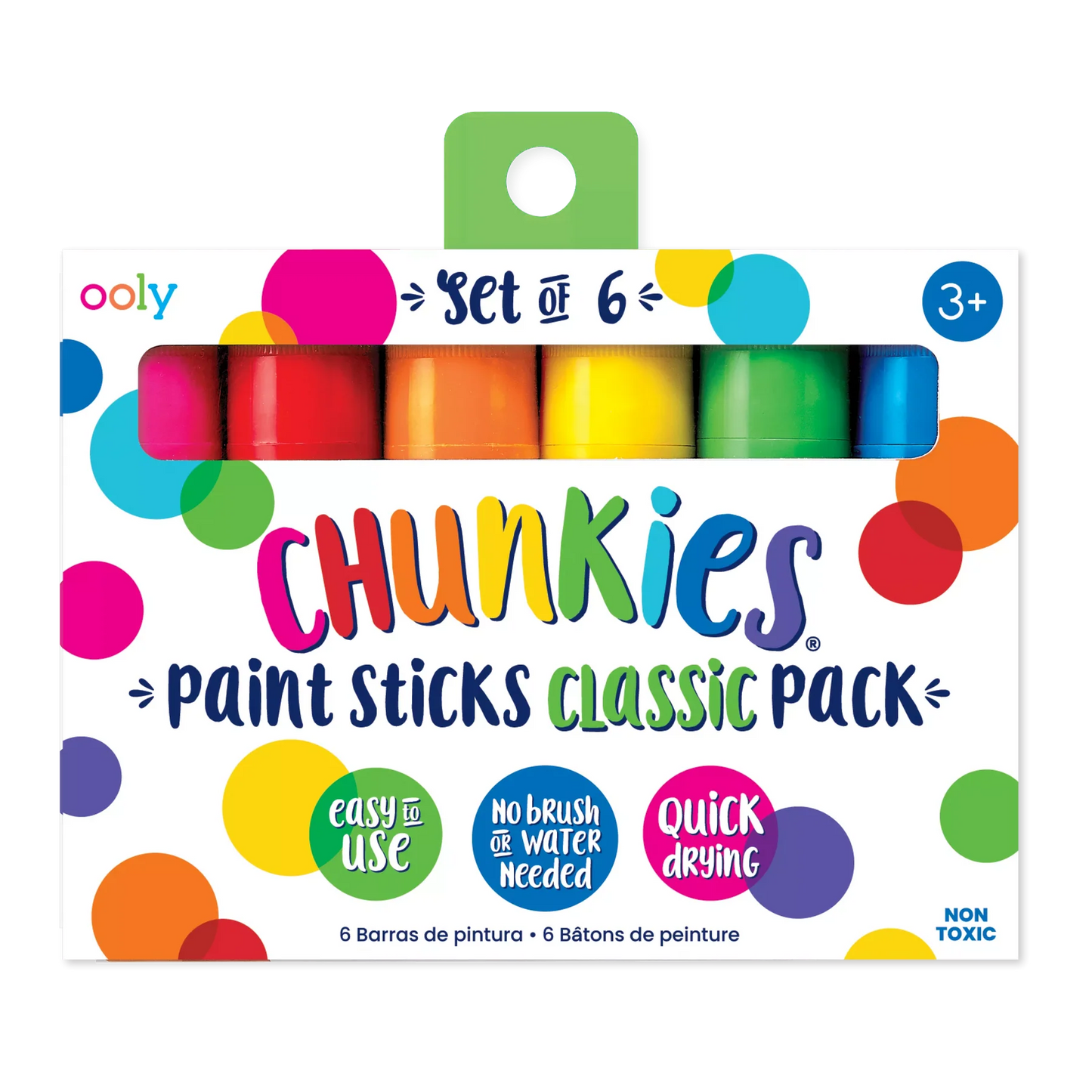 Set 6 Crayones Gruesos Secado Rápido