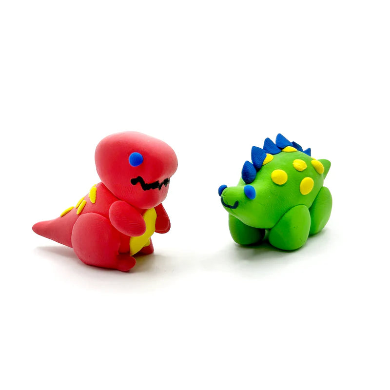 Set de 4 Plastelina Secado de Aire - Dino