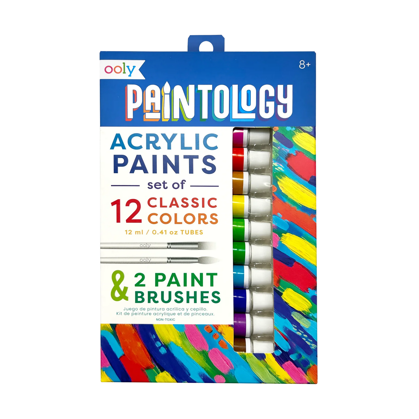 Set de 12 Pinturas Acrílicas - Colores Clásicos
