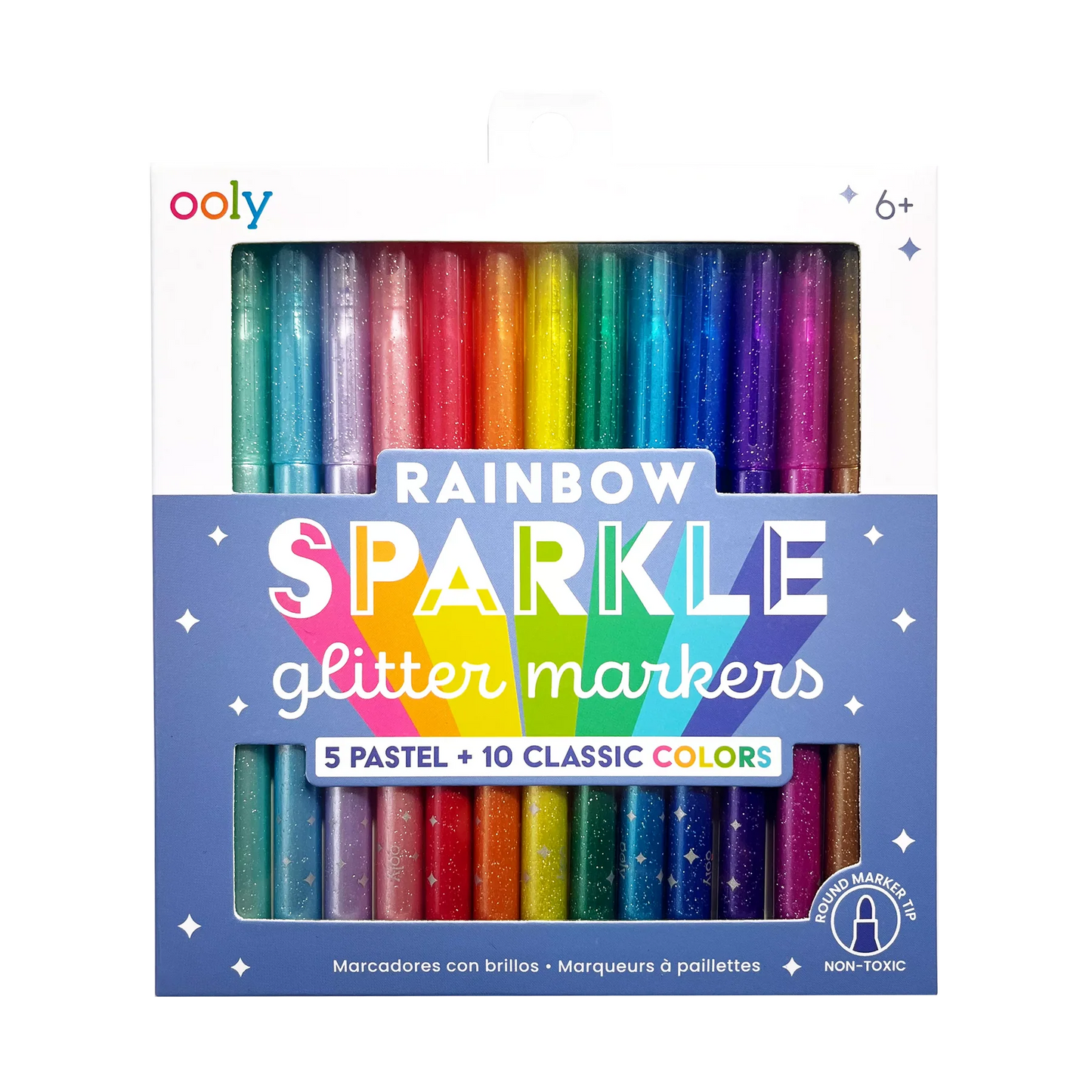 Set de 15 Marcadores - Rainbow Sparkle Glitter