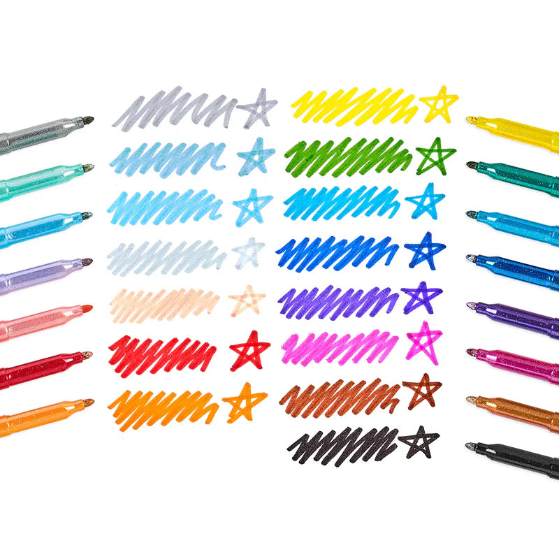 Set de 15 Marcadores - Rainbow Sparkle Glitter