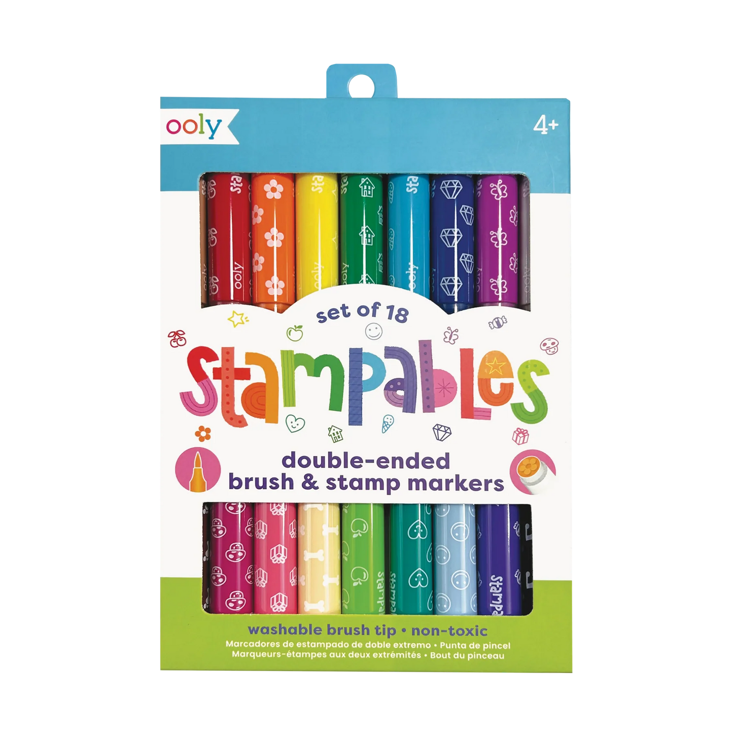 Set de 18 Marcadores Doble Punta - Estampables