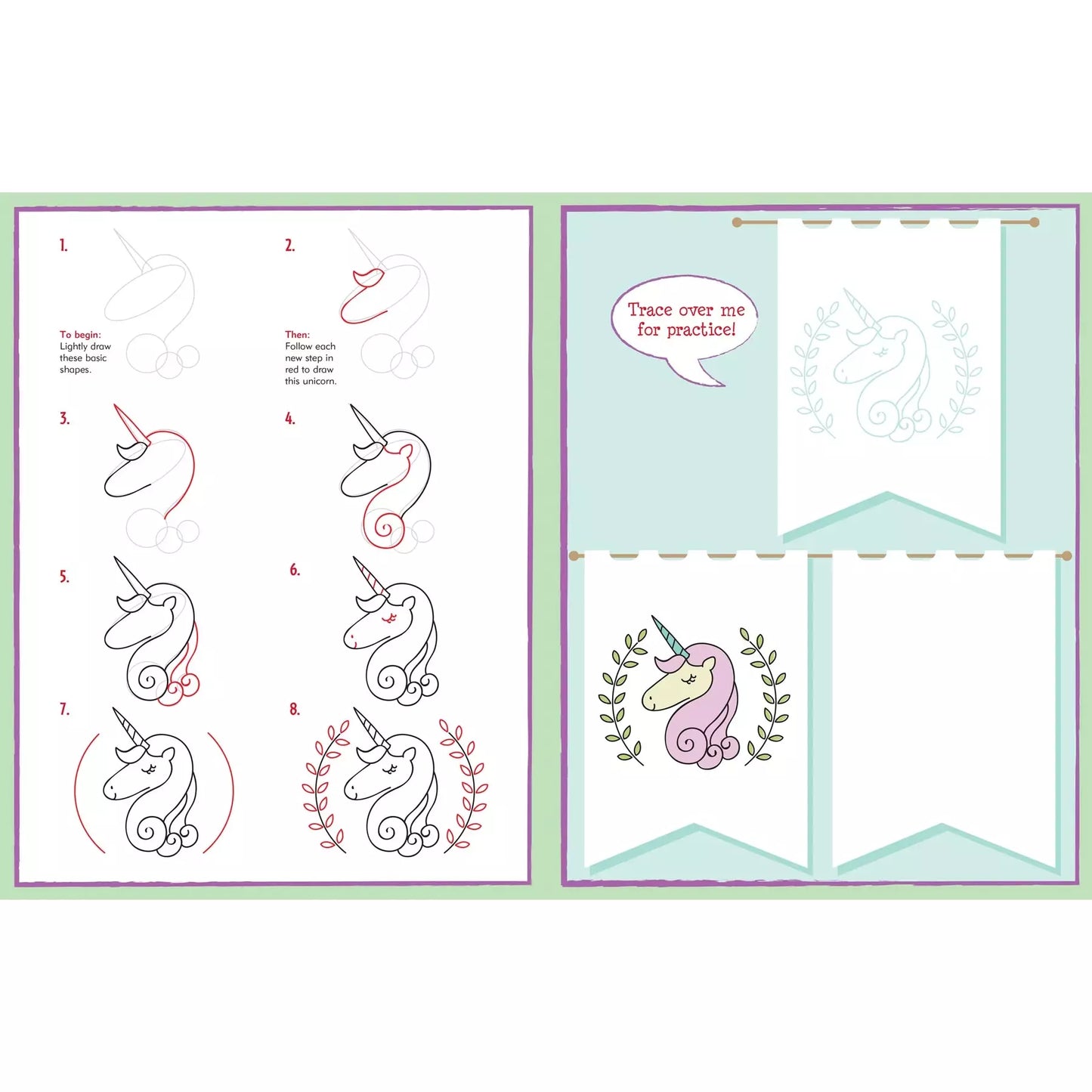 Libro Aprende a Dibujar Unicornios y más