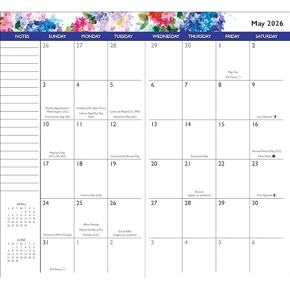 Agenda 2025 Hydrangeas 24 Meses