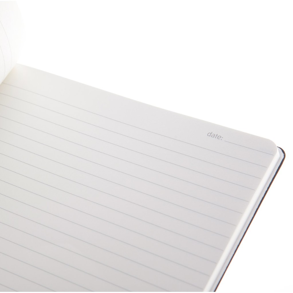 Libreta Ecocuero Negra - Girl Boss