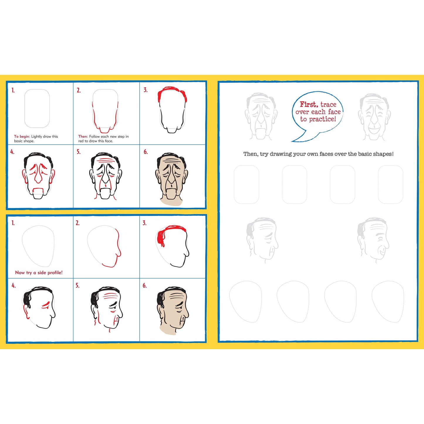 Libro Aprende a Dibujar Caritas