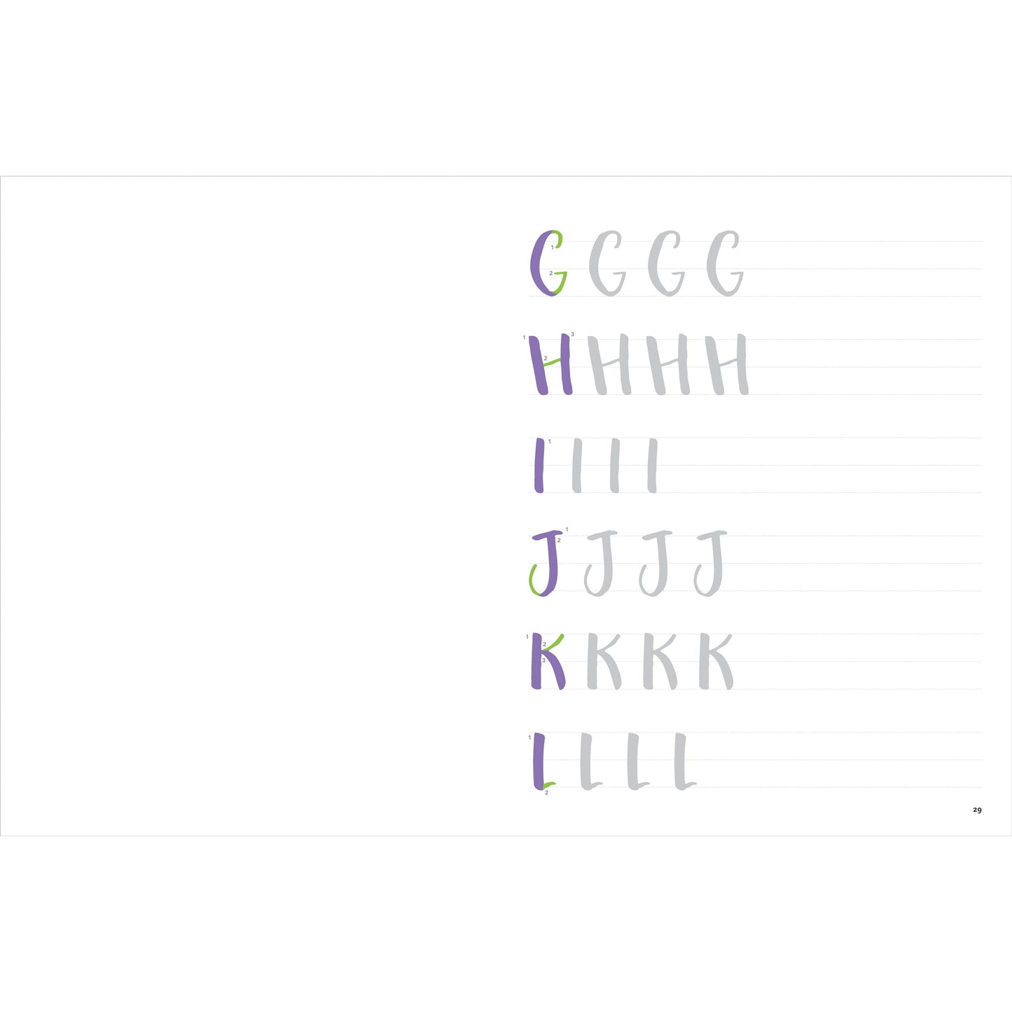 Set Hojas para Aprender Lettering