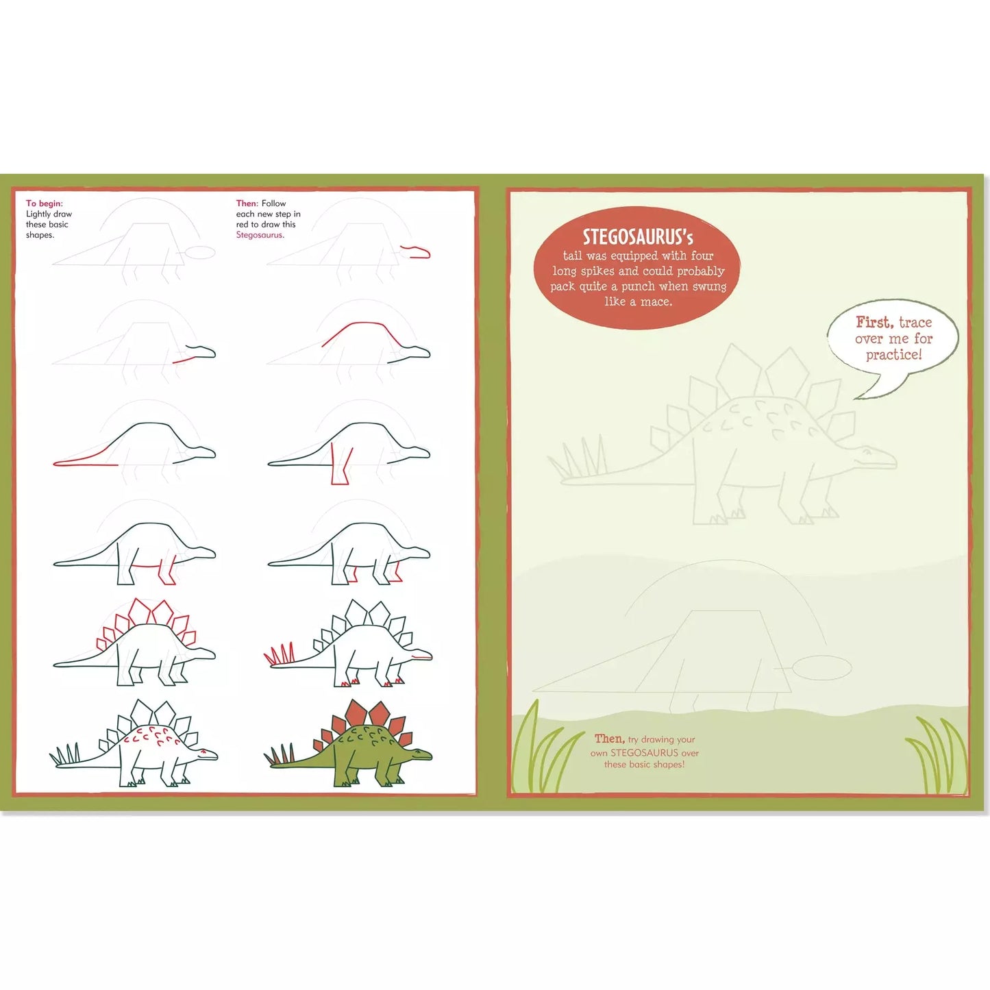 Libro para dibujar Dinosaurios