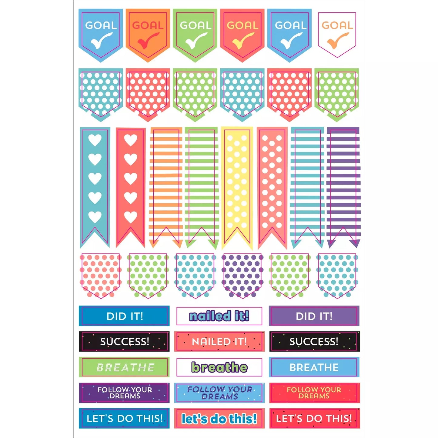 Set Stickers Planificación Habit Tracker
