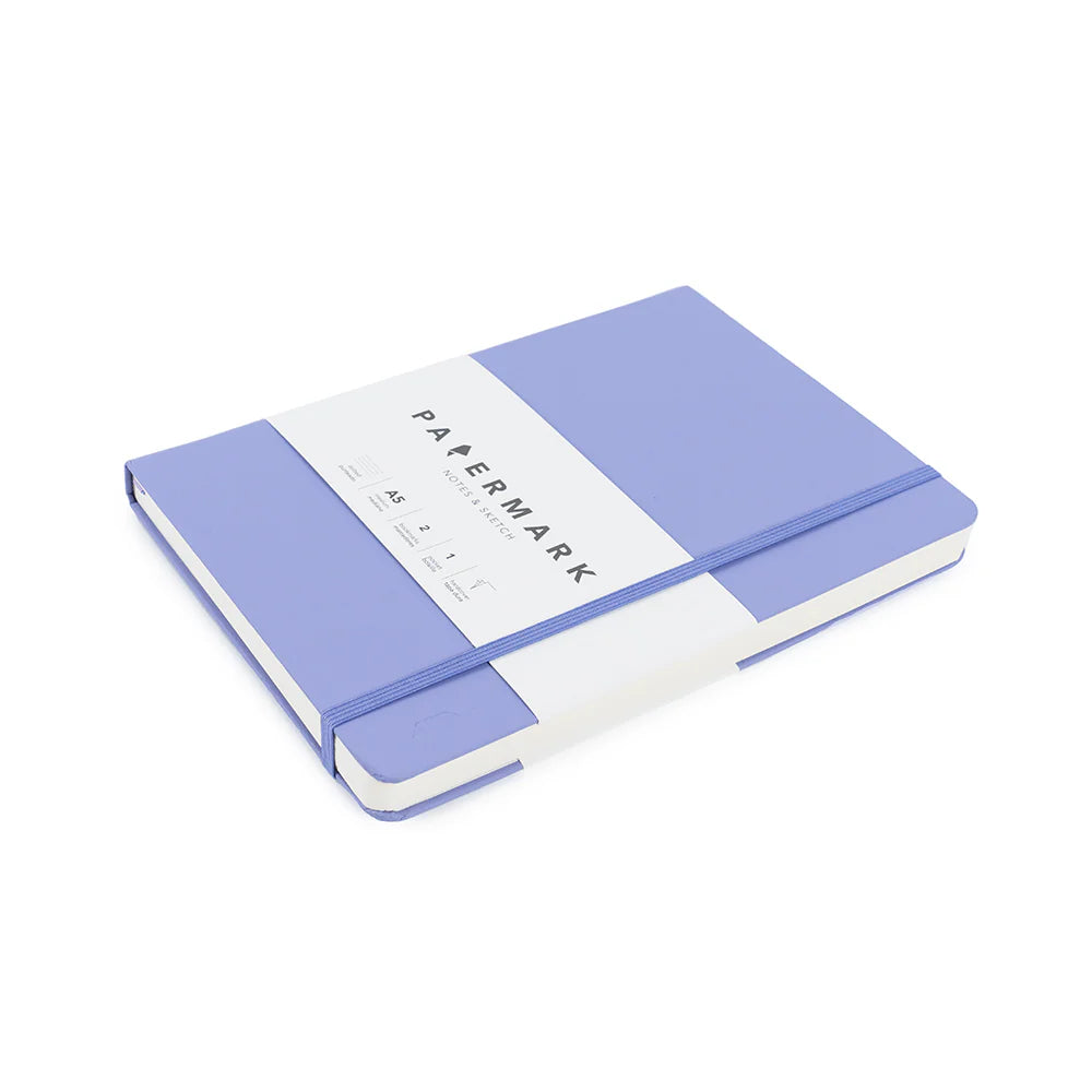 Libreta Mediana Lila Punteada