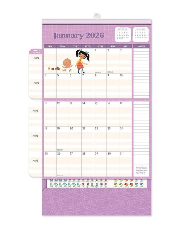 Calendario 2026 Pared 17M - Mom