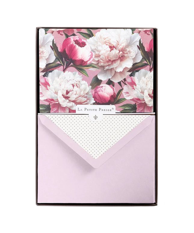 Set de 10 Tarjetas con Sobre - La Petite Presse Pivoine