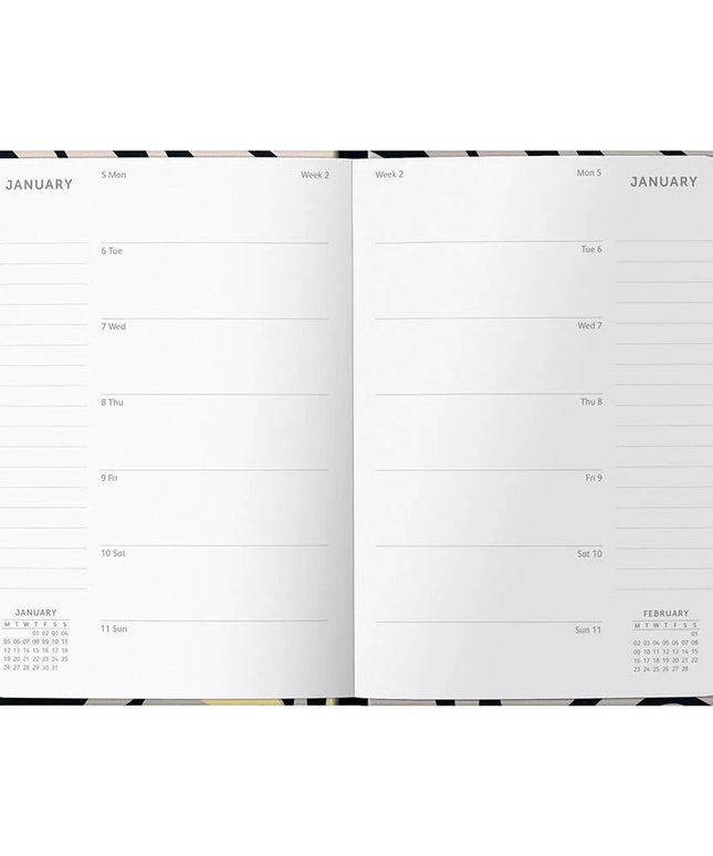 Agenda 2026 Mediana 12M Sem Vista - Marmoleado