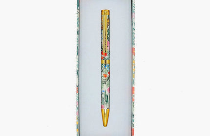 Bolígrafo Tinta Azul - Flora Floral