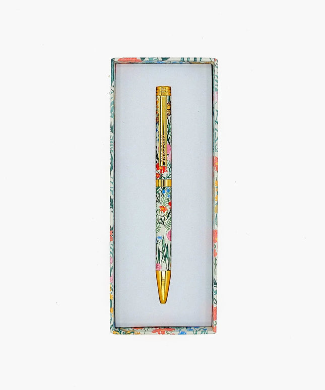 Bolígrafo Tinta Azul - Flora Floral