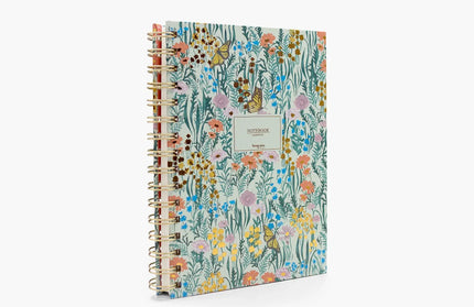 Cuaderno Mediano Anillado TD Cuadriculado - Flora Floral