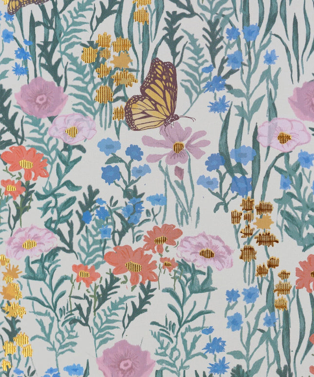Cuaderno Mediano Anillado TD Cuadriculado - Flora Floral