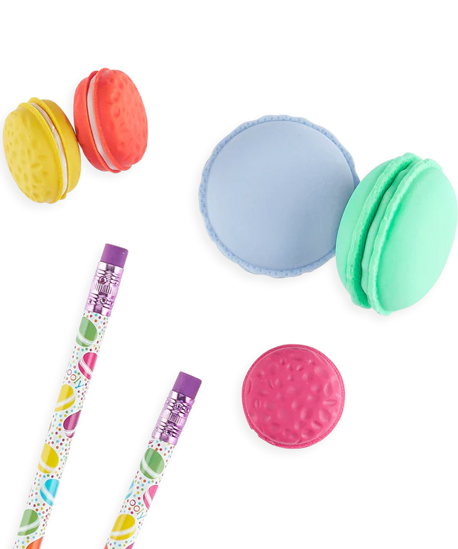 Set 5 Gomas Aromáticas Macarons